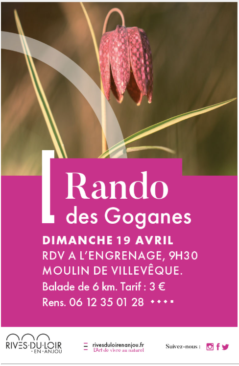 Rando des Goganes dimanche 19 Avril 6km