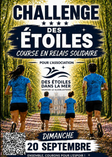 Challenge des Etoiles contre le glioblastome 20 septembre 2026 à Beaupréau